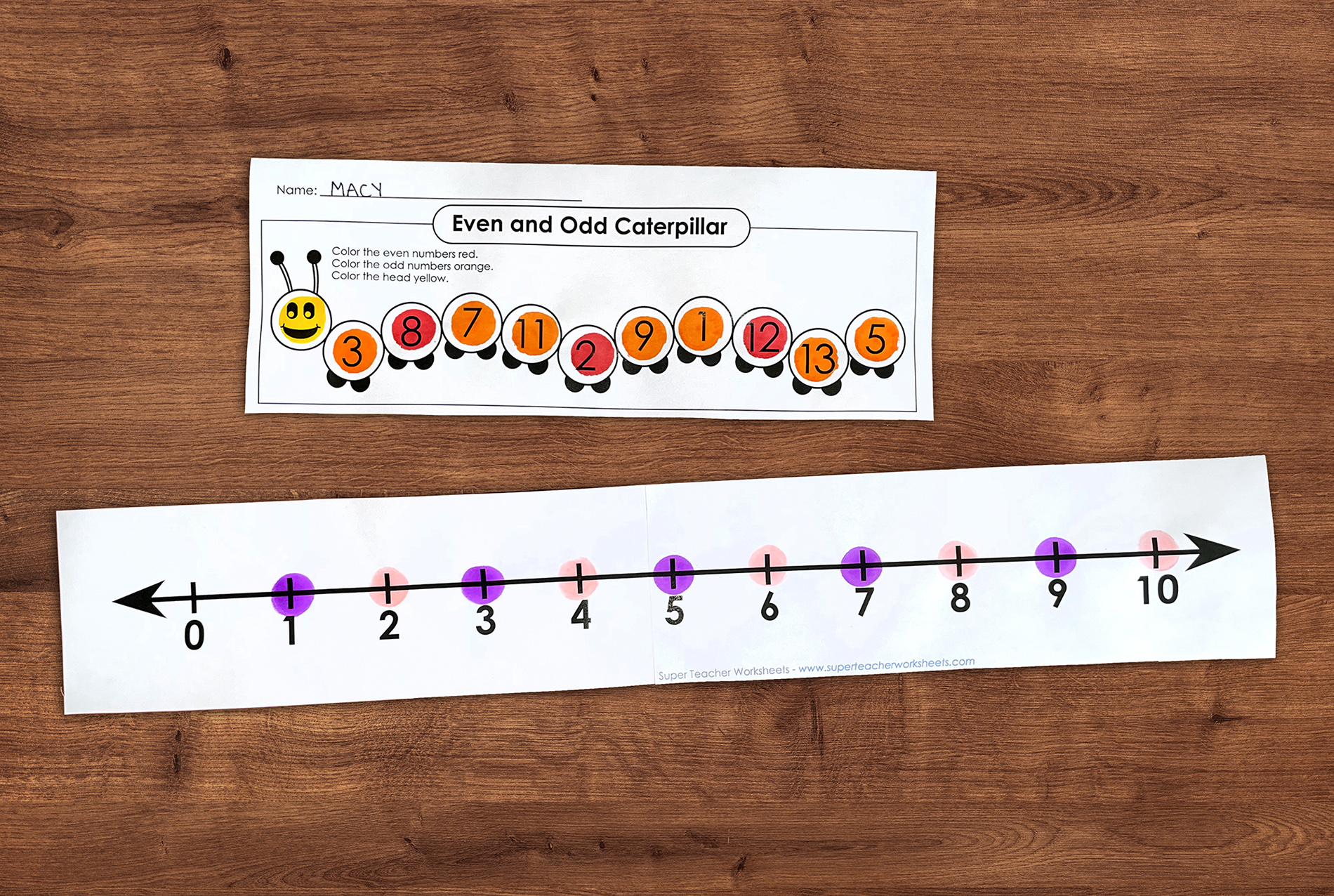 Bingo Dabber Number Patterns