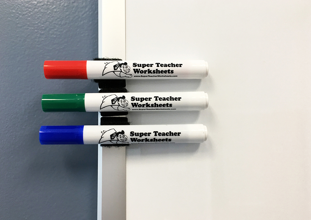 DIY Velcro Holders for Dry Erase Markers