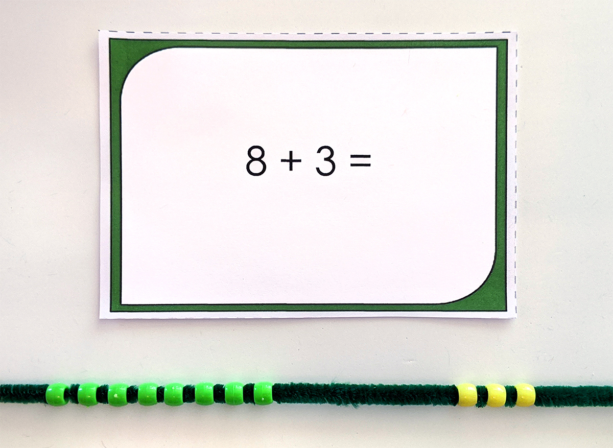 Practice Math Facts with Craft Supplies